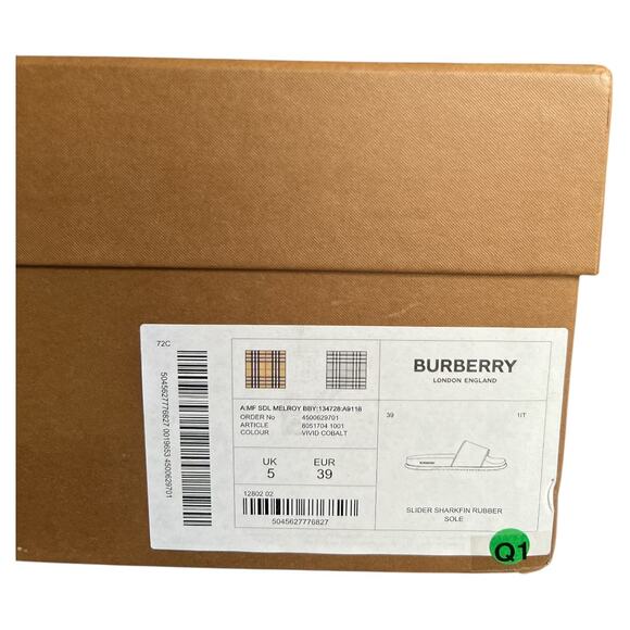 Burberry Melroy TB Monogram-Embossed Slides, EU39/US6 - Picture 15 of 15